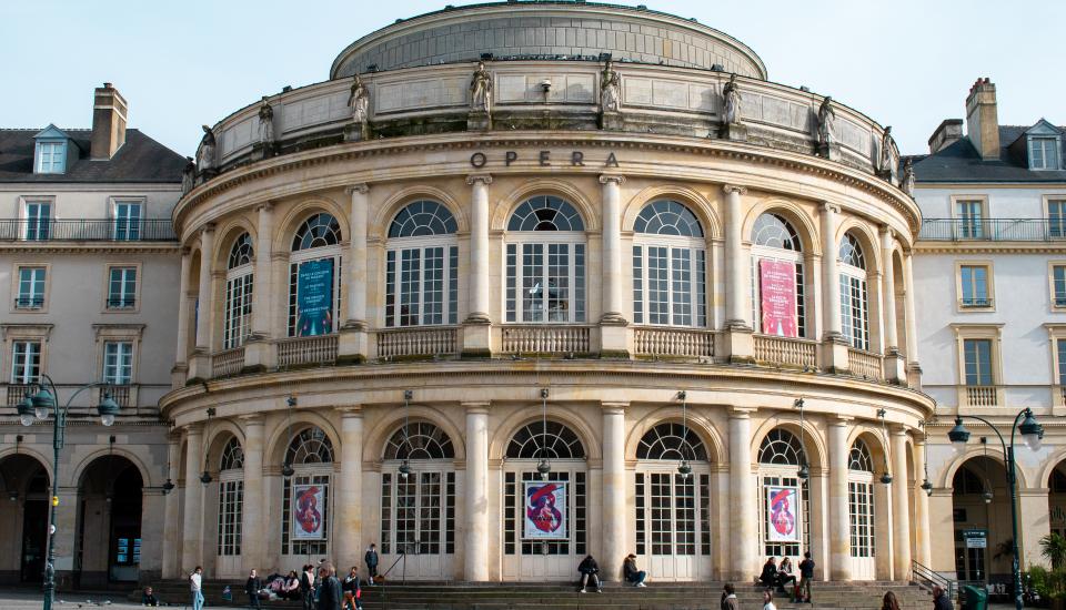 Façade de l'Opéra de Rennes