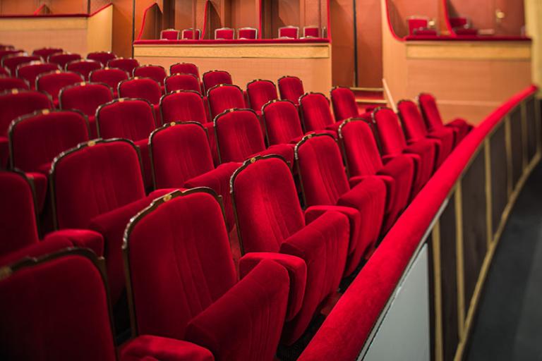 Vue sur les fauteuils de l'Opéra